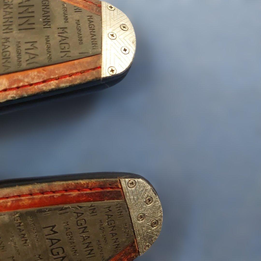 マグナーニ ダブルオパンケ ダブルモンクビジネスシューズ