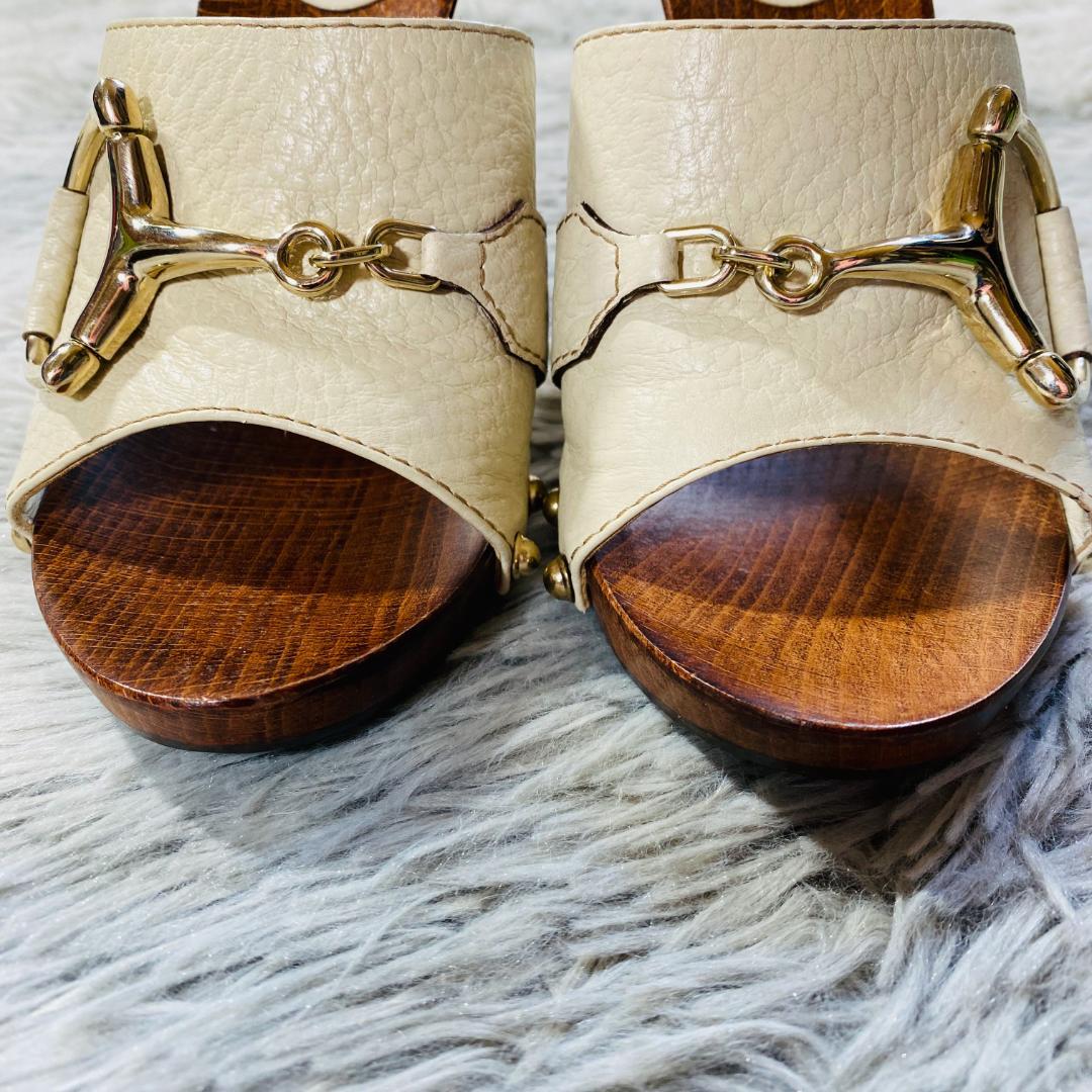 グッチ ミュール サンダル ホースビット スタッズ サイズ35