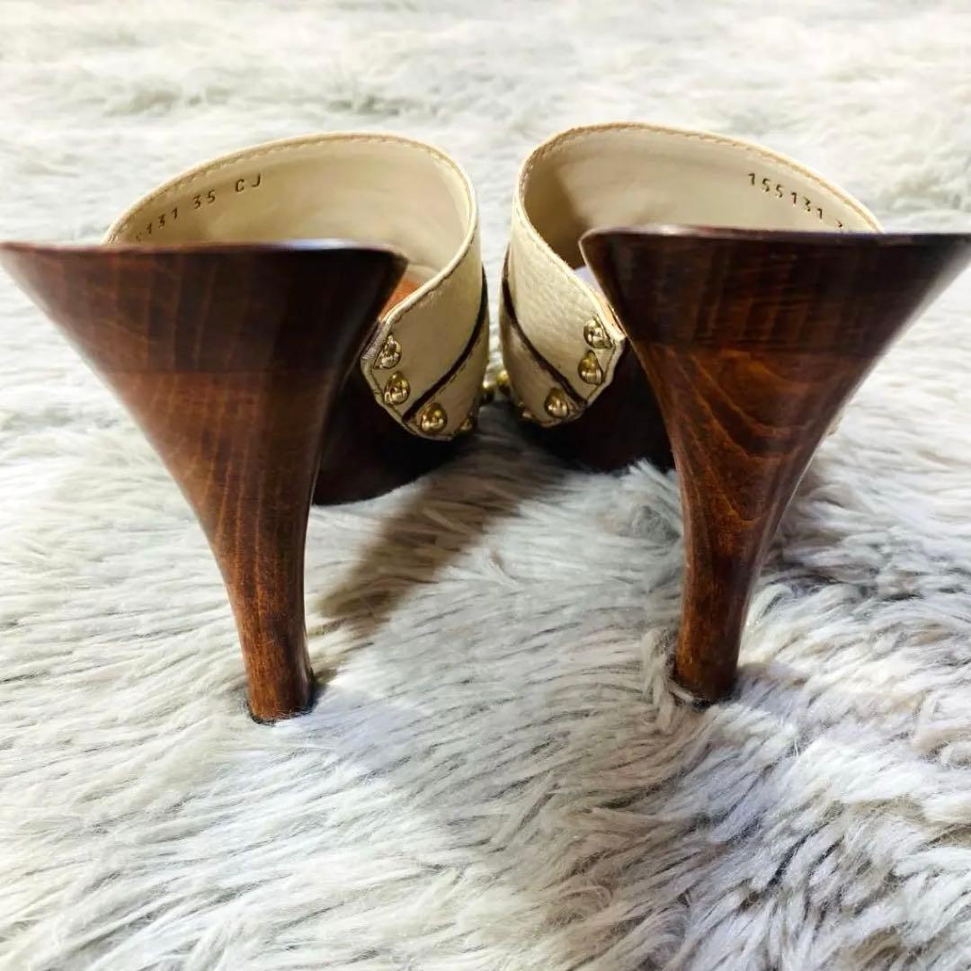 グッチ ミュール サンダル ホースビット スタッズ サイズ35