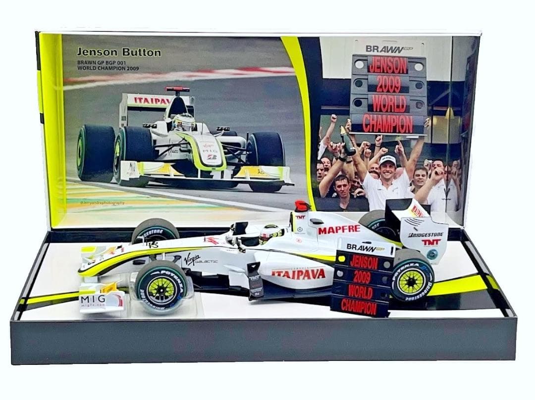 Shuar1/18 ブラウンGP BGP001 チャンピオン J.バトン