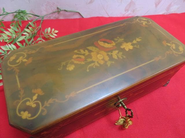 き*こ様 6ee1355 リュージュ社のオルゴール 曲カノン　スイス製　アンティ