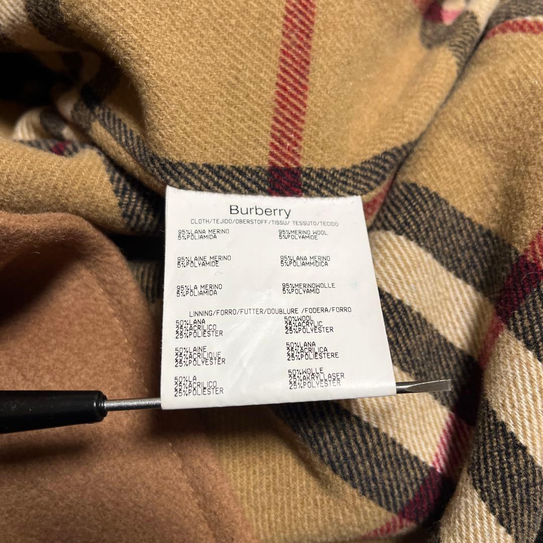 BURBERRY ダッフルコート キャメル　M表示（Lサイズ相当）　美品