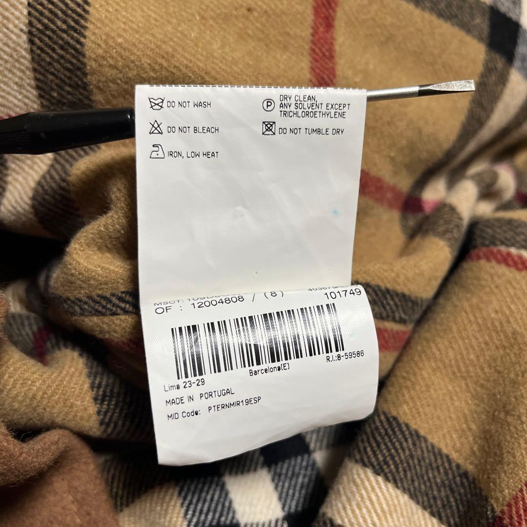 BURBERRY ダッフルコート キャメル　M表示（Lサイズ相当）　美品