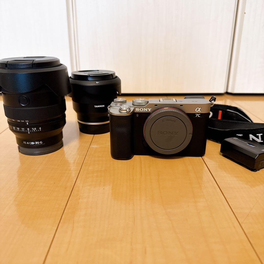 Sony α7C ミラーレス レンズセット ソニー タムロン 単焦点 ズーム