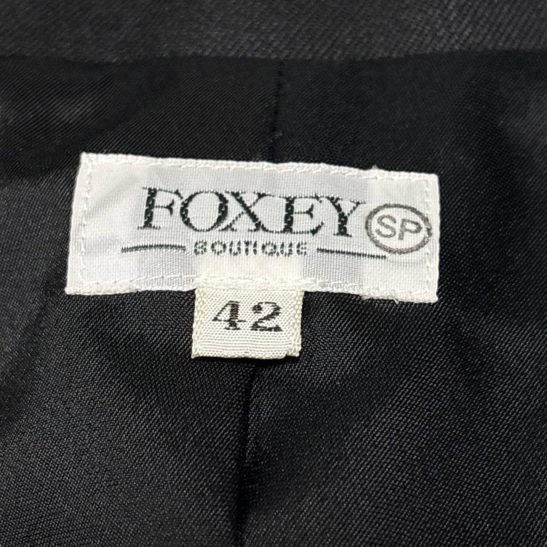 《新品》フォクシー テーラードジャケット　ダブルブレスト ウール42 定価12万