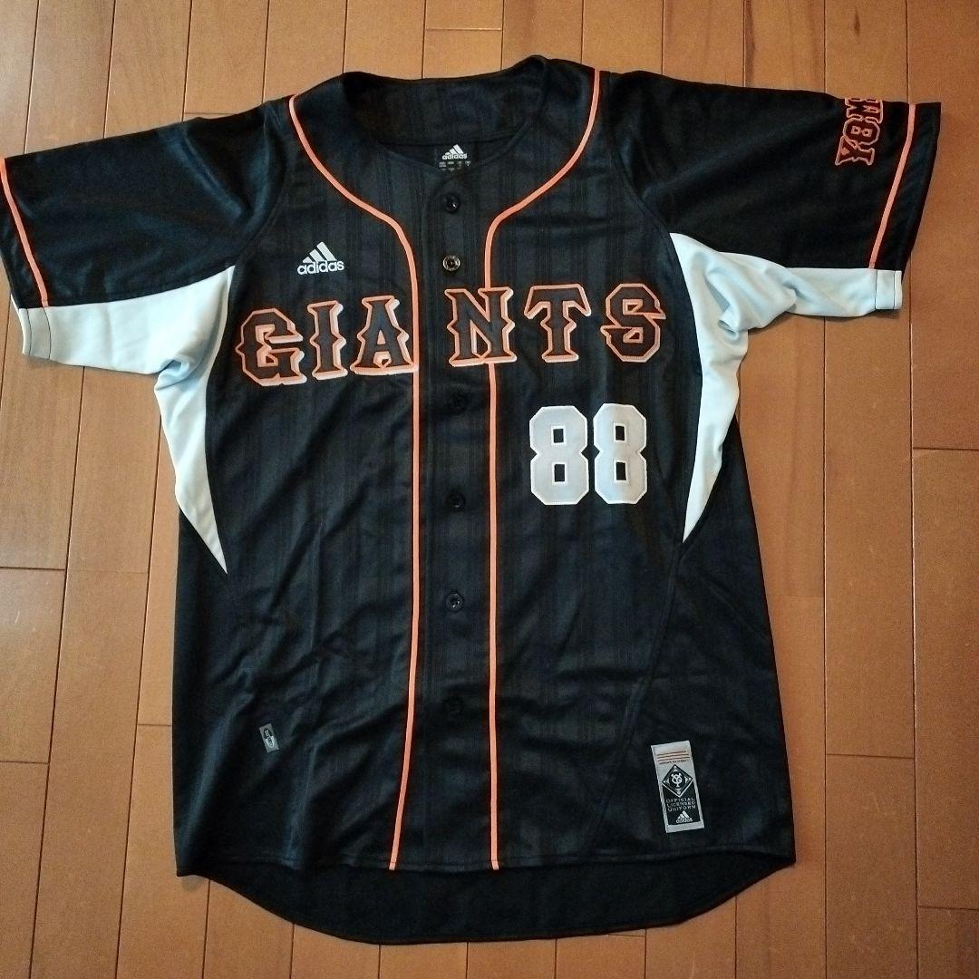 原辰徳 adidas GIANTS 刺繍 ユニフォーム 88 サイズ L