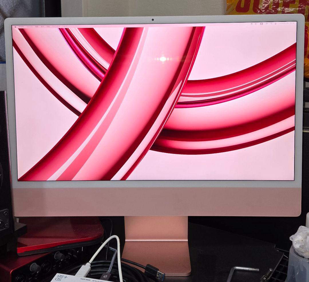 iMac 24インチ M1 レッド Retinaディスプレイ 2021年モデル