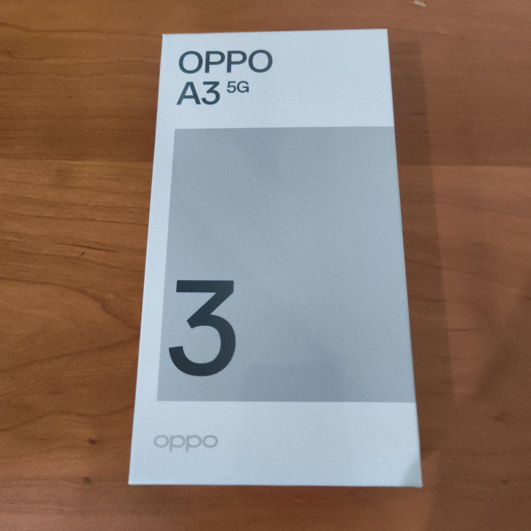 【新品未開封】OPPO A3 5G 本体 ブラック