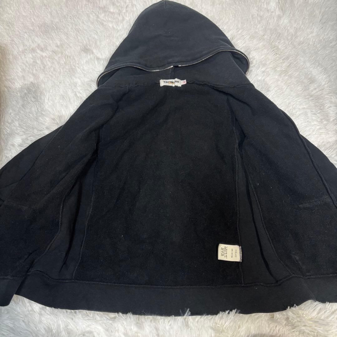 BAPE Nintendo マリオ マイロ フルジップパーカー xs ブラック