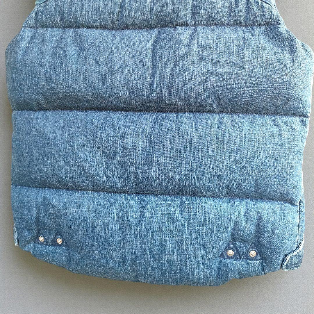 REMI RELIEF×BEAMS レミレリーフ レザー ダウンベスト メンズ