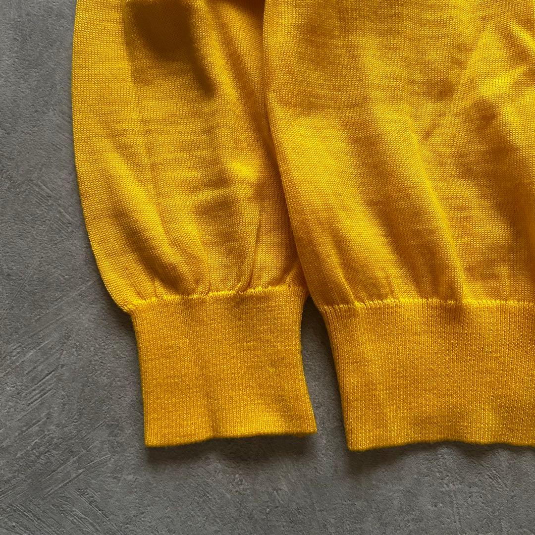 トップス retro Yves Saint Laurent cardigan yellow
