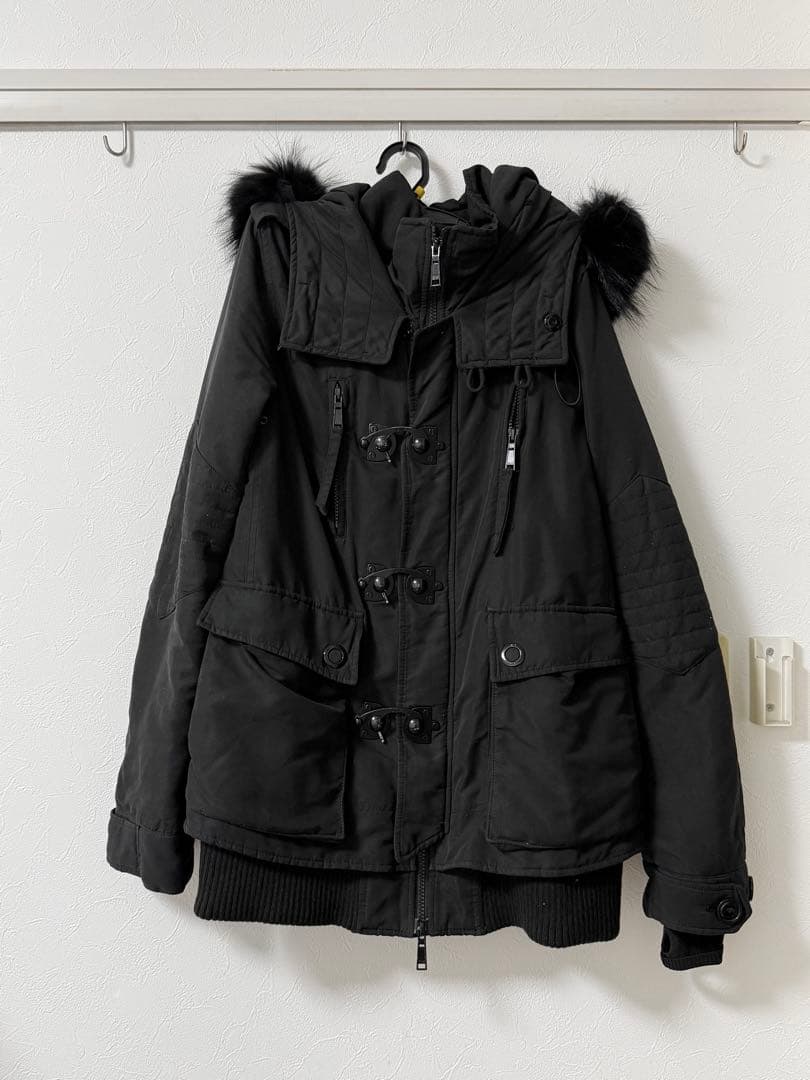 平成ギャル y2k グランジ ファー付き モッズコート SLY