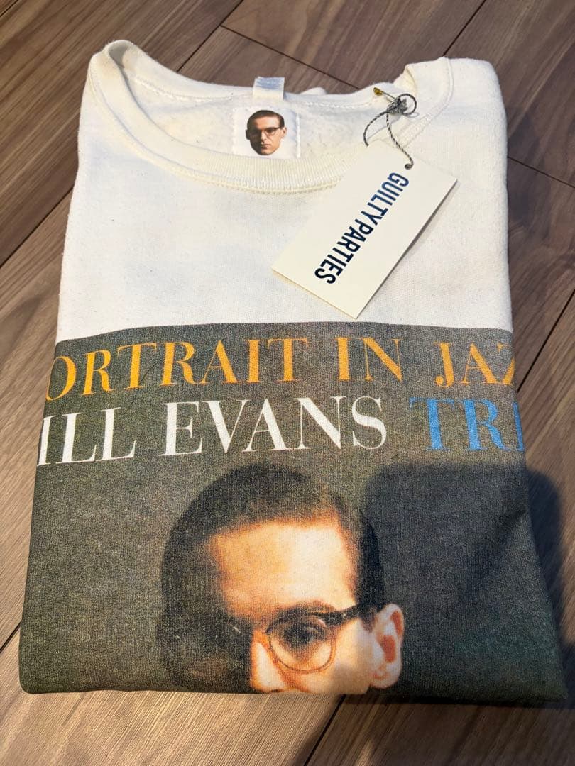BILL EVANS WACKO MARIA SWEAT SHIRT 白 L
