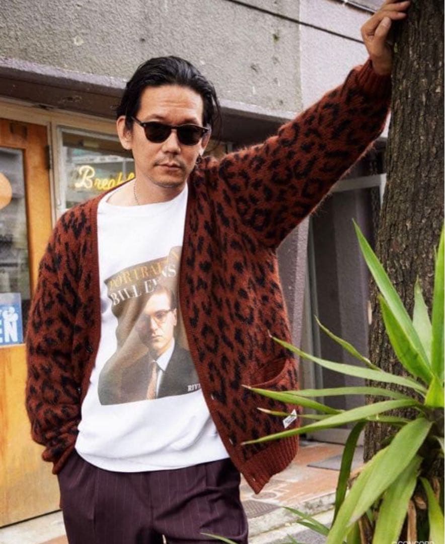 BILL EVANS WACKO MARIA SWEAT SHIRT 白 L