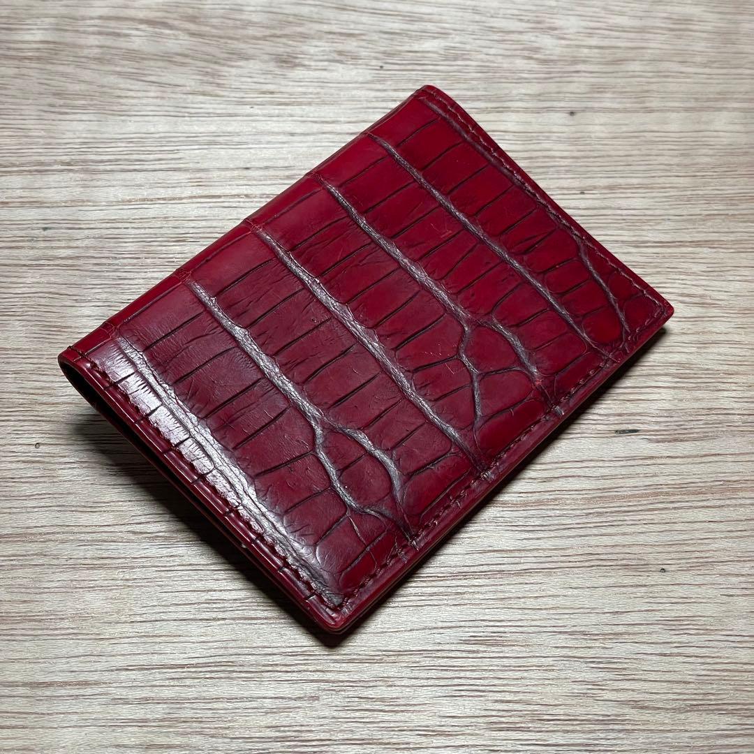 ラ*ト様 CAMILLE FOURNET カミーユフォルネ クロコダイル　名刺入