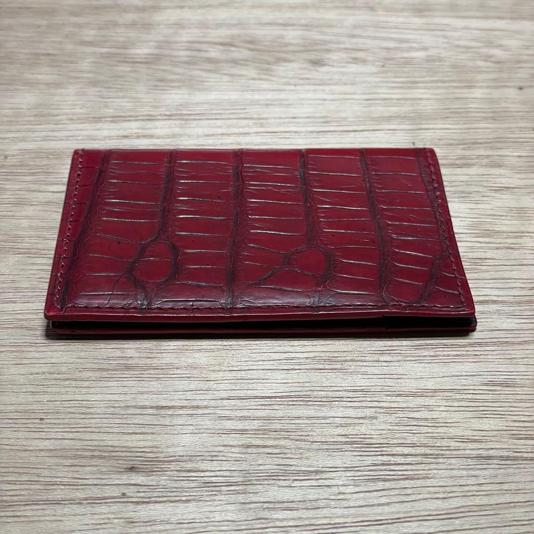 ラ*ト様 CAMILLE FOURNET カミーユフォルネ クロコダイル　名刺入