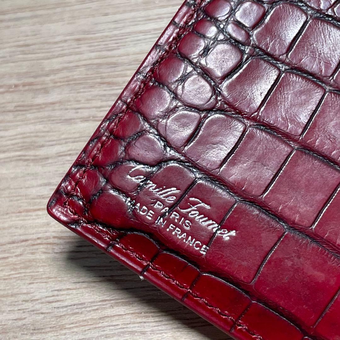 ラ*ト様 CAMILLE FOURNET カミーユフォルネ クロコダイル　名刺入