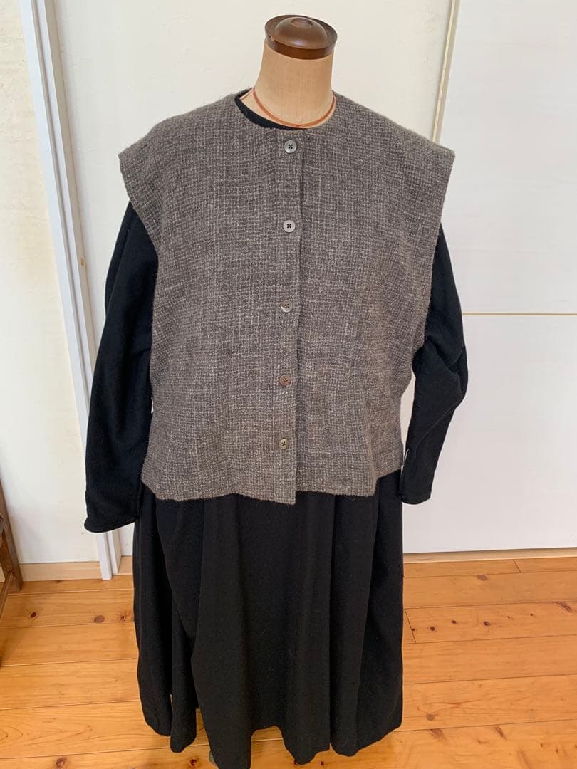 Kleid' and Co Bess Nielsen ベスト グレーチェック