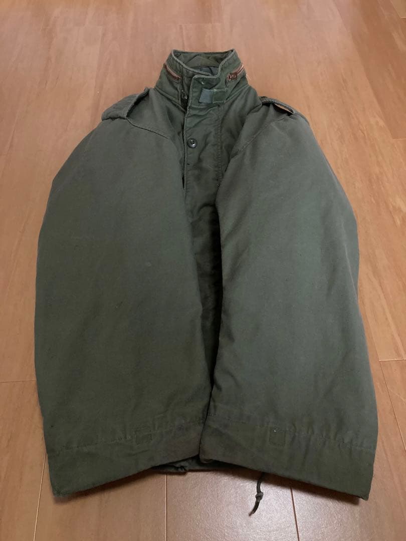 70s US.ARMY M-65 グレーライナー Large Short