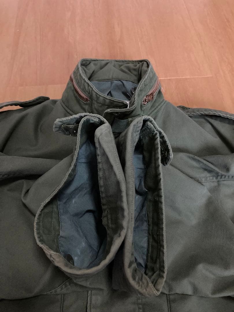 70s US.ARMY M-65 グレーライナー Large Short