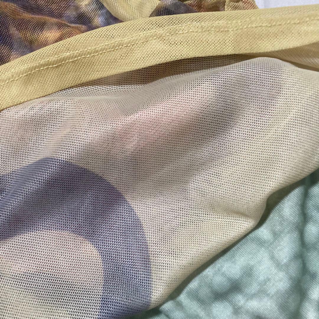 chopova lowena サロン・ルルー メッシュ長袖トップス