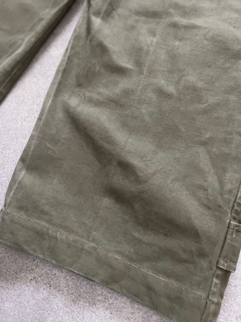 u*0様 フランス軍　ヴィンテージ　M47 パンツ　初期　　3メタルボタン　ユー