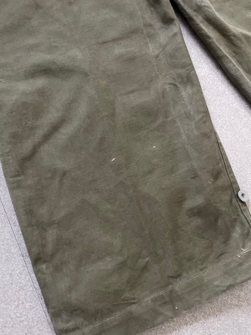 u*0様 フランス軍　ヴィンテージ　M47 パンツ　初期　　3メタルボタン　ユー