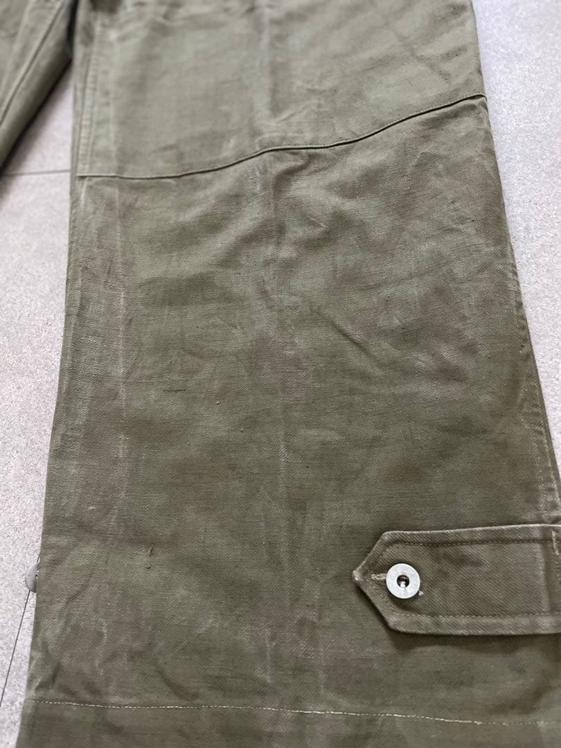 u*0様 フランス軍　ヴィンテージ　M47 パンツ　初期　　3メタルボタン　ユー