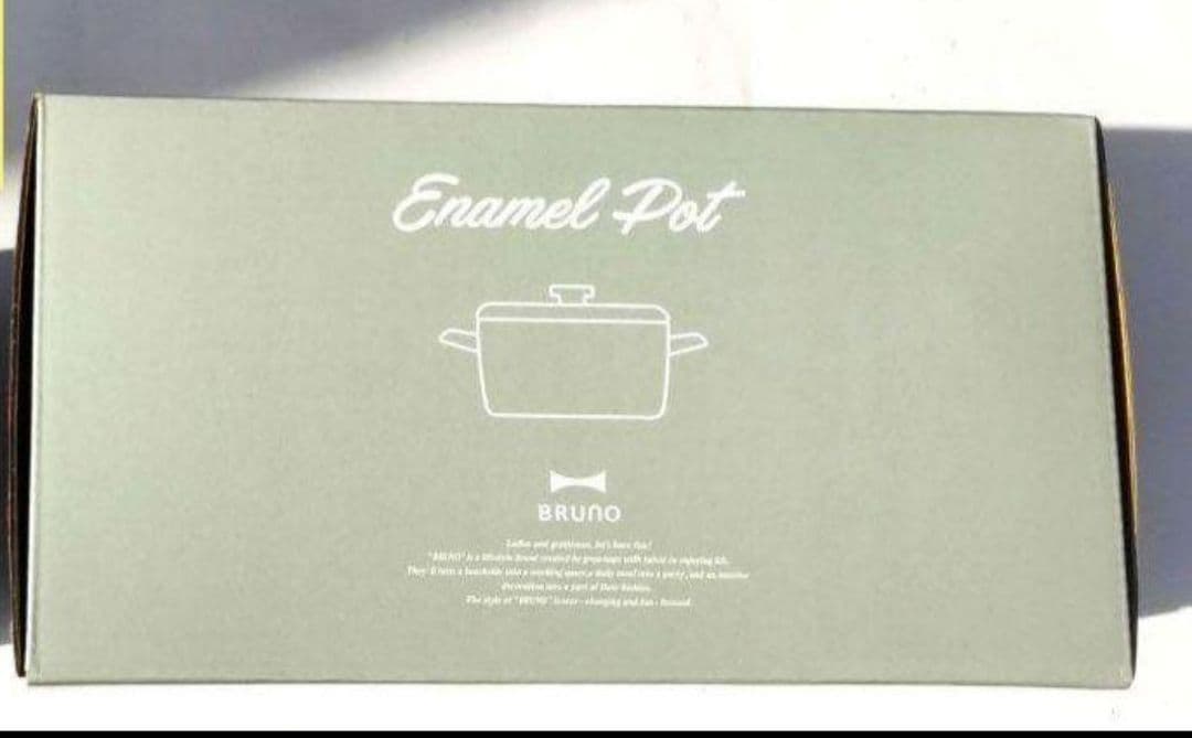 【新品未使用】BRUNO コンパクトホットプレート赤、ホーロー鍋、カタログ