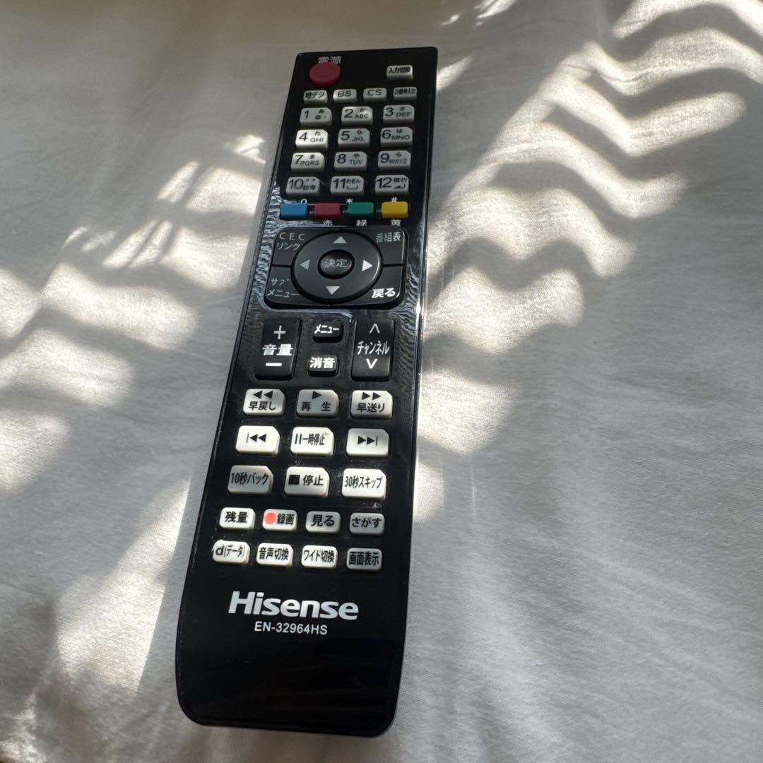 美品　ハイセンス 32V型 液晶 テレビ HJ32K3120