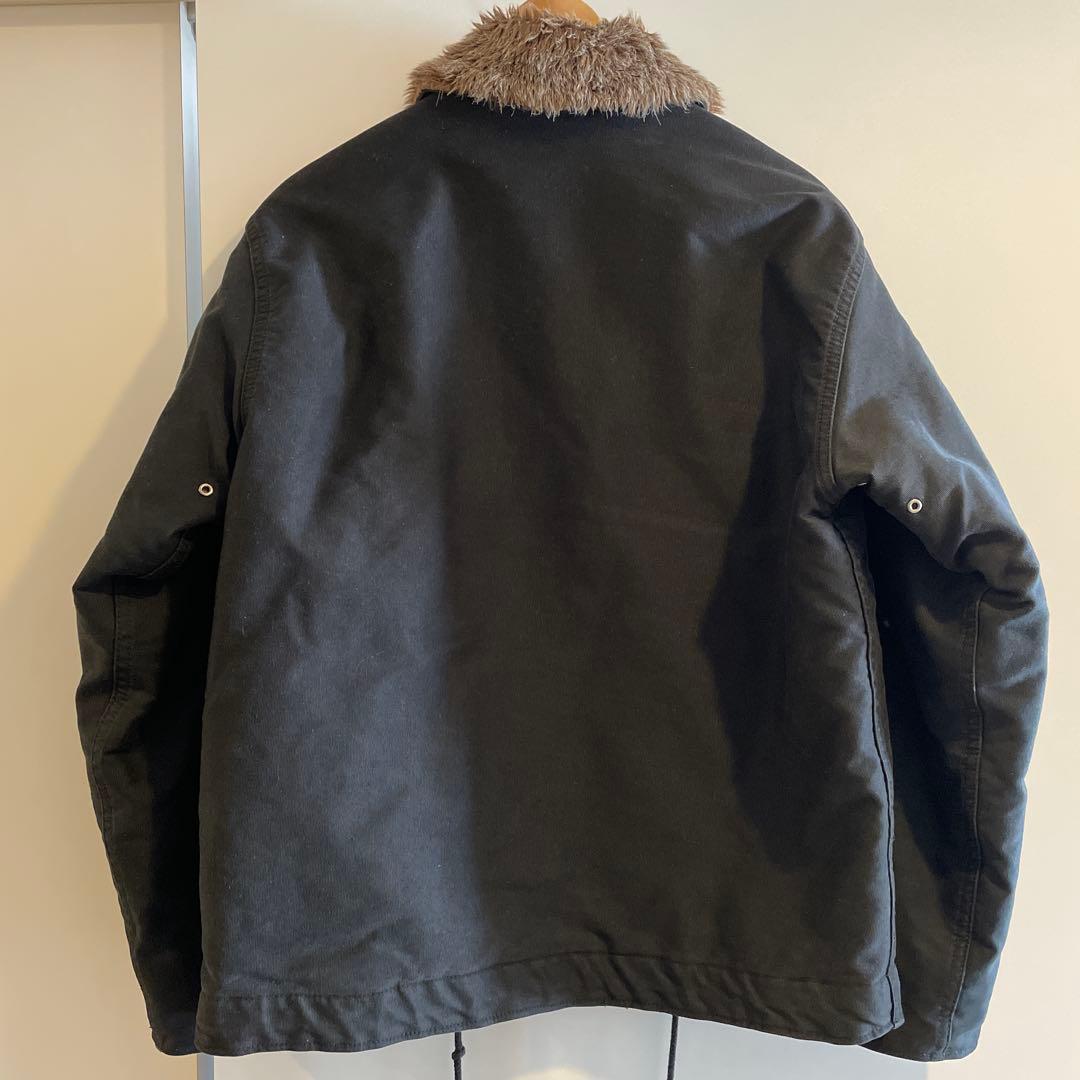 HOUSTON N-1 デッキジャケット 黒 サイズ38