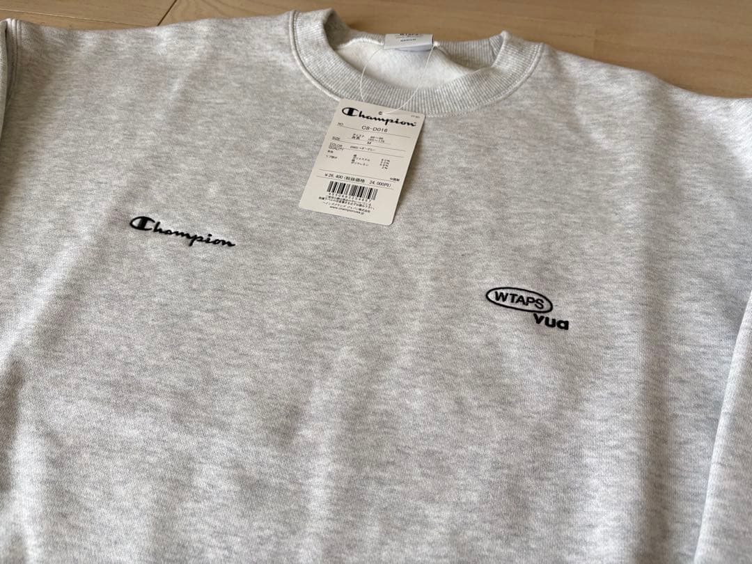 WTAPS CHAMPION最新作ACADEMY CREWNECK グレーM新品