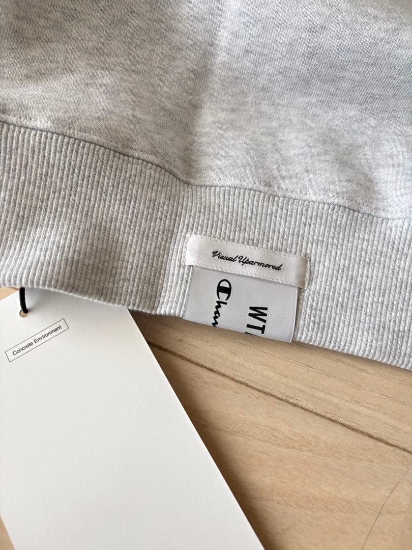 WTAPS CHAMPION最新作ACADEMY CREWNECK グレーM新品