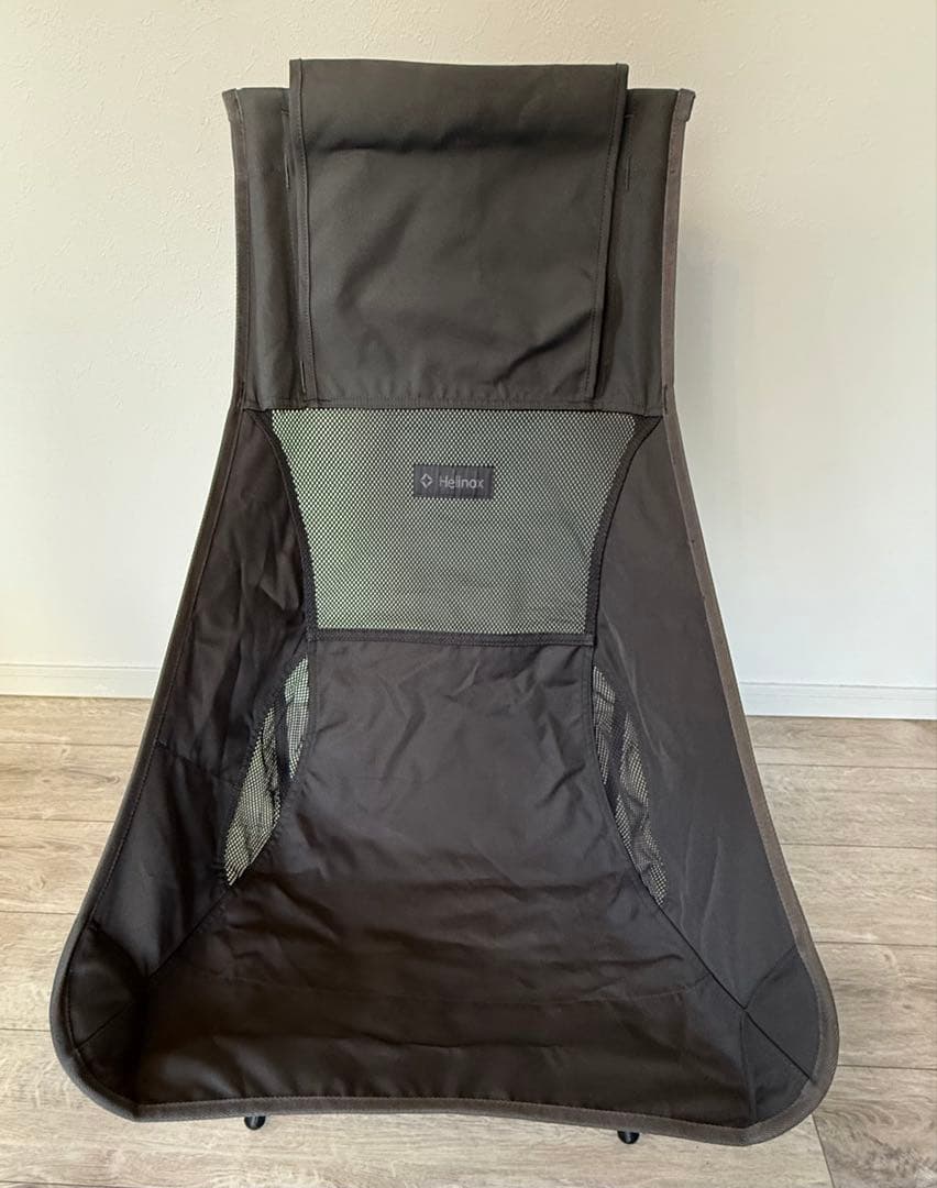 ヘリノックス チェアツー Helinox ハイバック チャコール　脚カバー付き