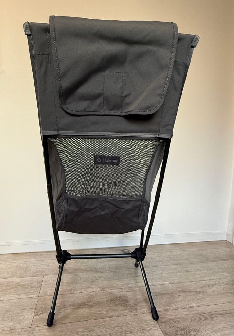 ヘリノックス チェアツー Helinox ハイバック チャコール　脚カバー付き