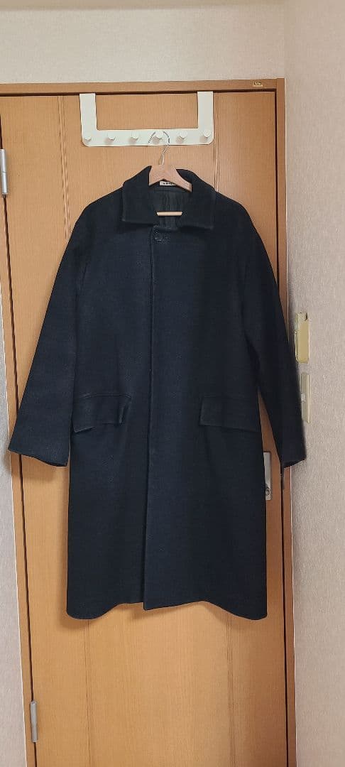 AURALEE ステンカラーコート 黒サイズ4
