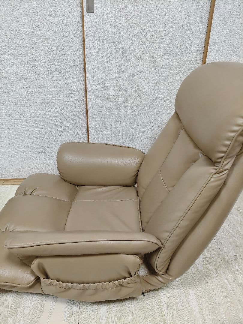 ★美品★宮武製作所　座椅子 YS-1394 昴 リクライニング　日本製　ブラウン