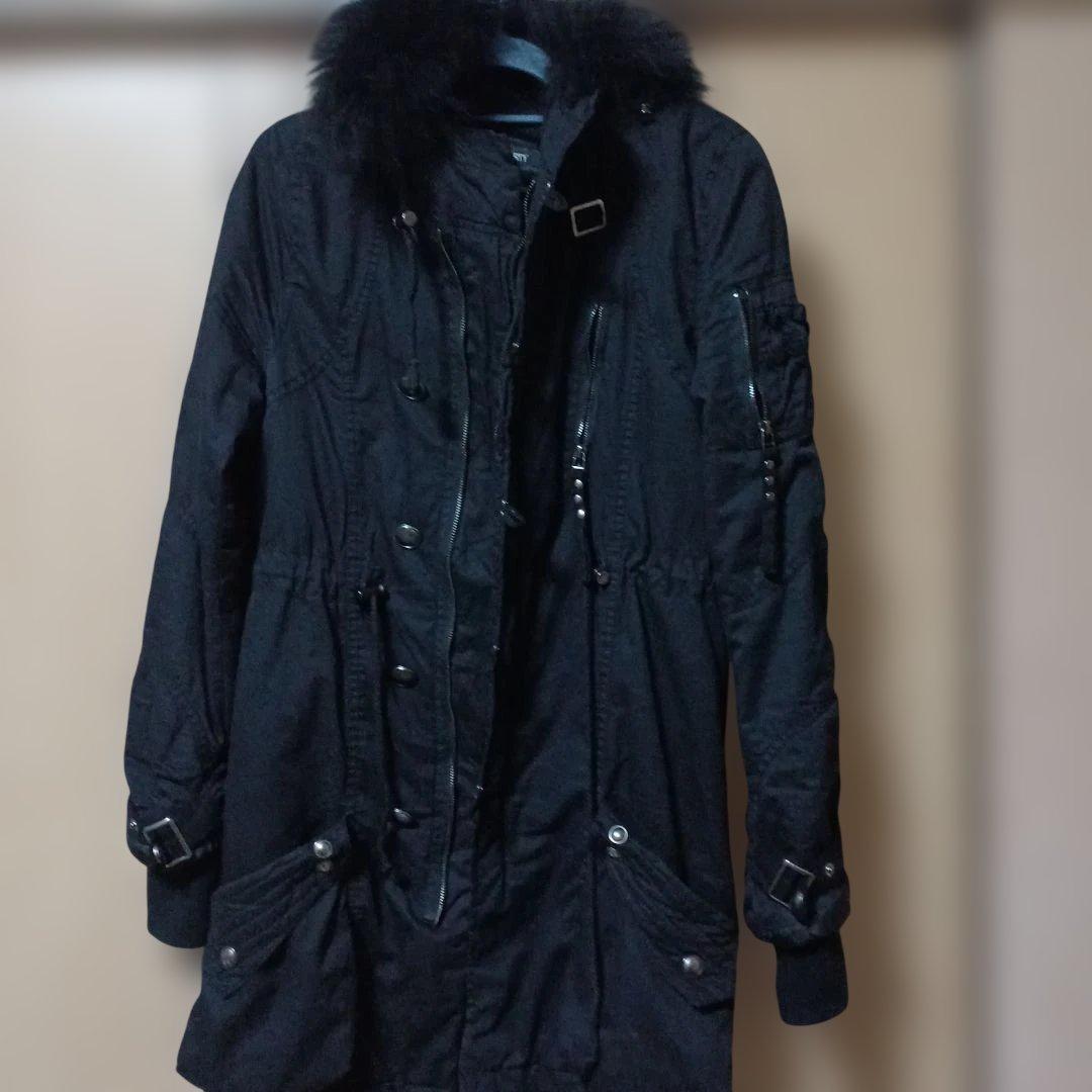 WILD PARTY ブラック モッズコート