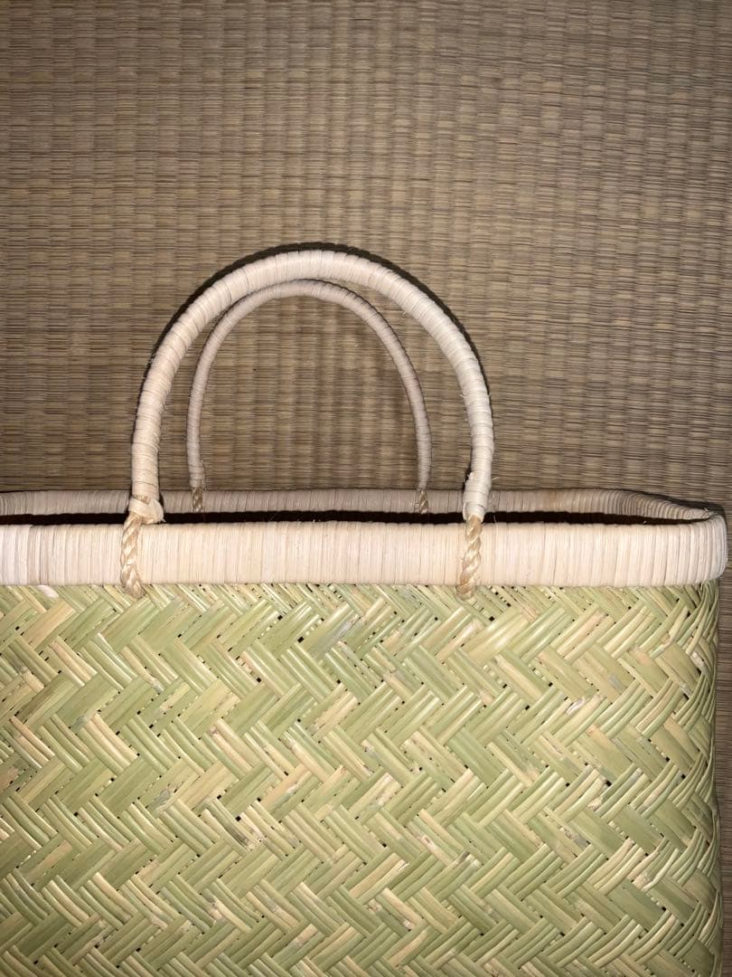 黄金鳥越竹細工　市場かご　新品　大サイズ●特選●最後⚫︎期間限定