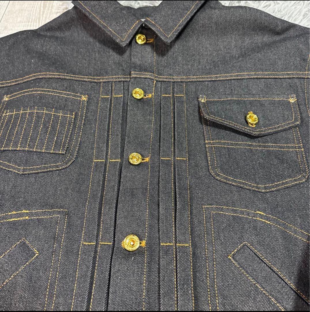 あ*ね様 ballsybrothers デニムジャケット　インディゴ　L