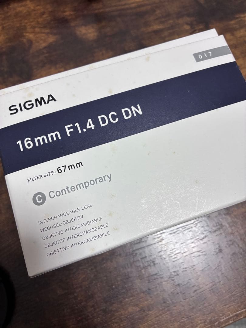Sony eマウントSIGMA16mm F1.4DCDN