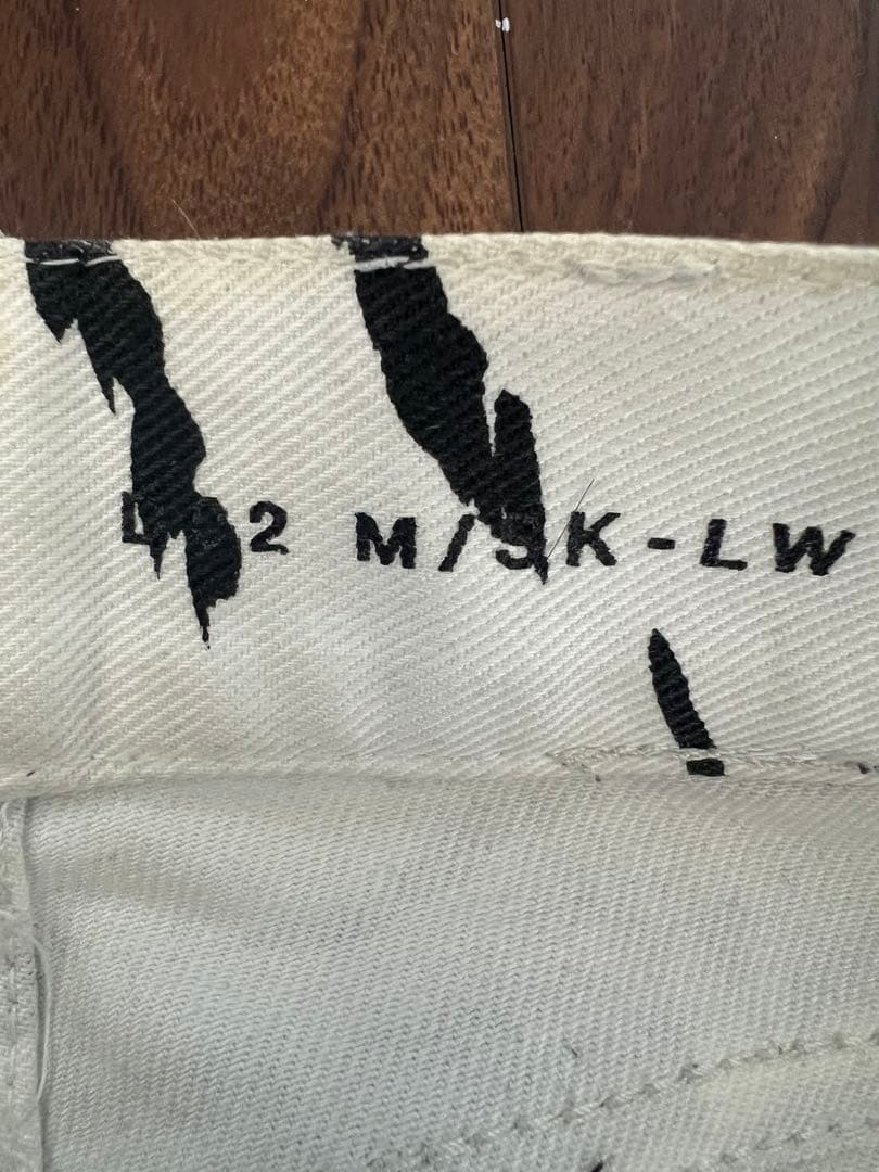 パンツ YSL zebra print ss14 hedi slimane jeans