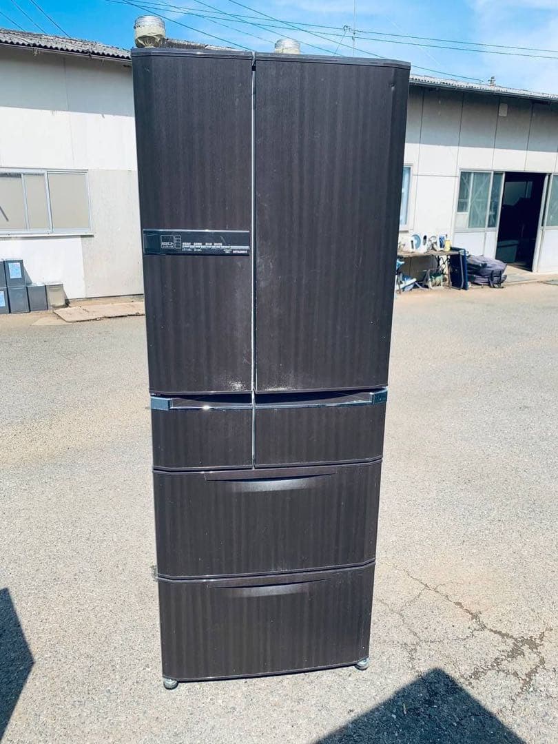 ♻️送料設置無料　MITSUBISHI ノンフロン冷凍冷蔵庫MR-E52S-DW