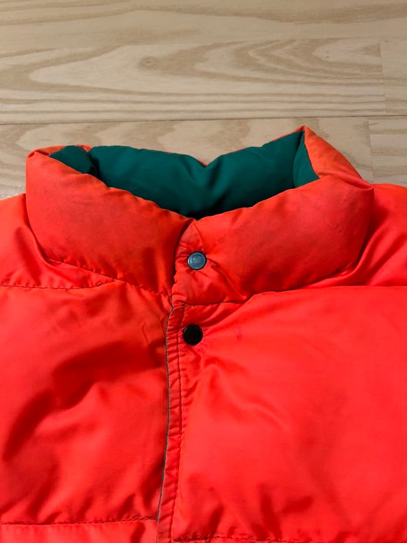 Wool rich リバーシブルダウンベスト