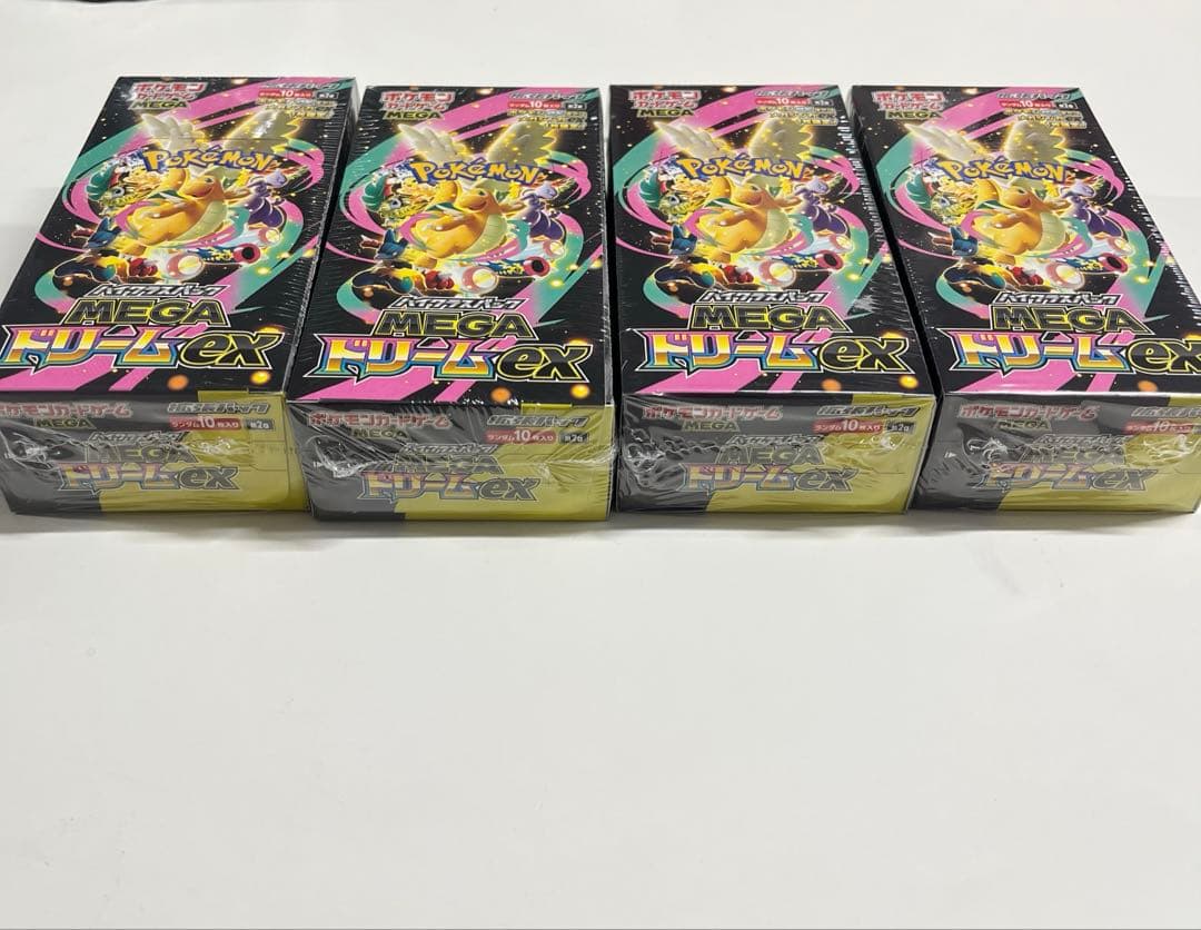MEGAドリームex 4BOX新品未開封 シュリンク 付き