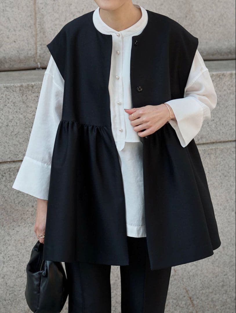 ＝BEARDSLEY＝ ペプラムギャザージレ