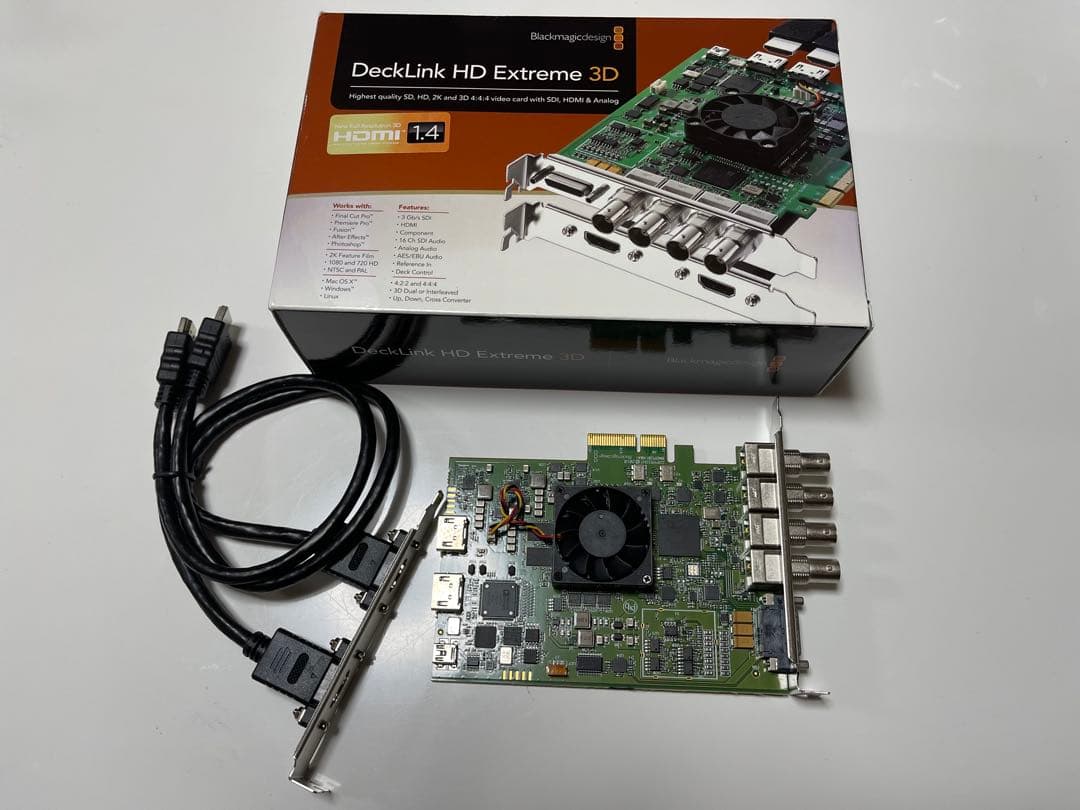 Blackmagic DeckLink HD Extreme 3D 動作品