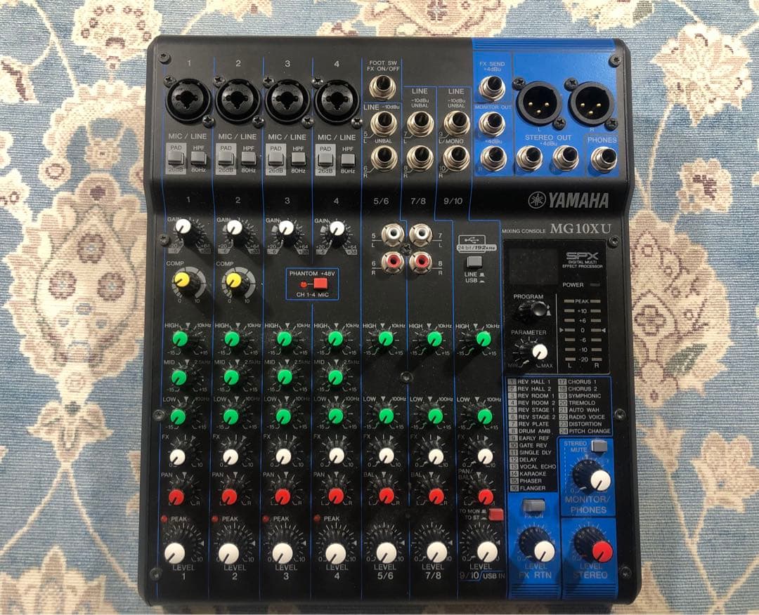 YAMAHA MG10XU オーディオインターフェイス