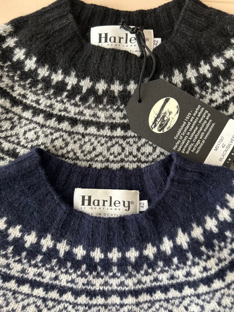 Harley of Scotland フェアアイルセーター 42