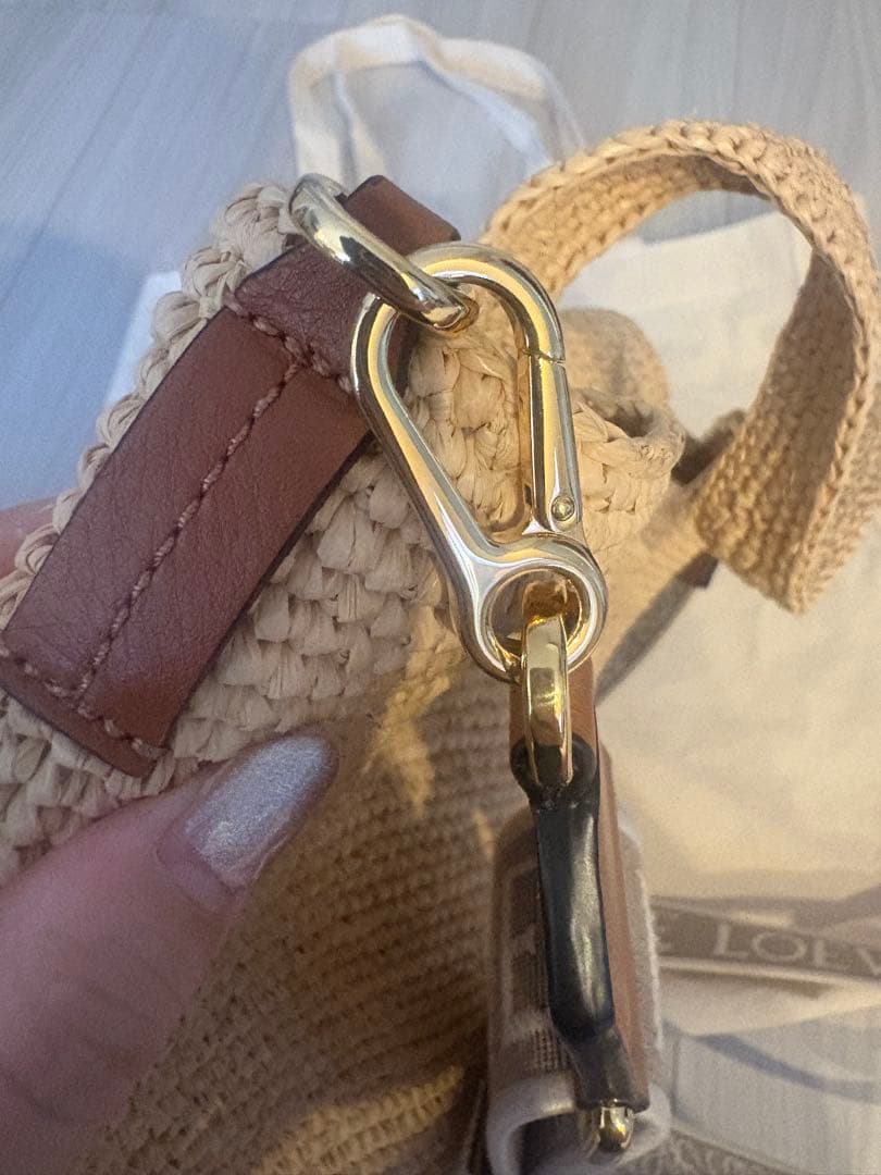 正規品　レアLOEWE　ロエベスリットバック（ミニ）アナグラムベルト